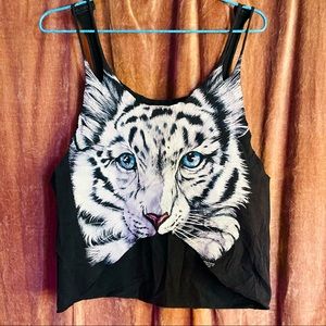 LF Vintage Animal crop top
